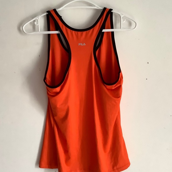 FILA Activewear Sport Orange Top - Picture 5 of 7